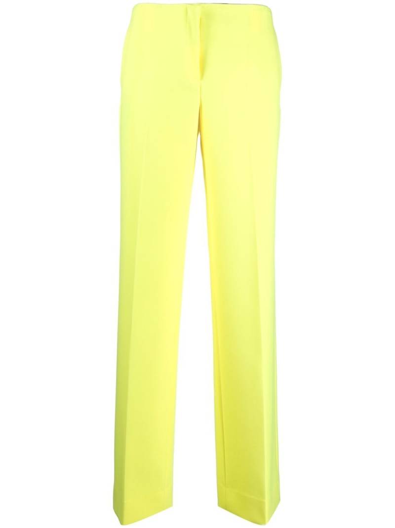 Blumarine high-rise straight-leg trousers - Yellow von Blumarine