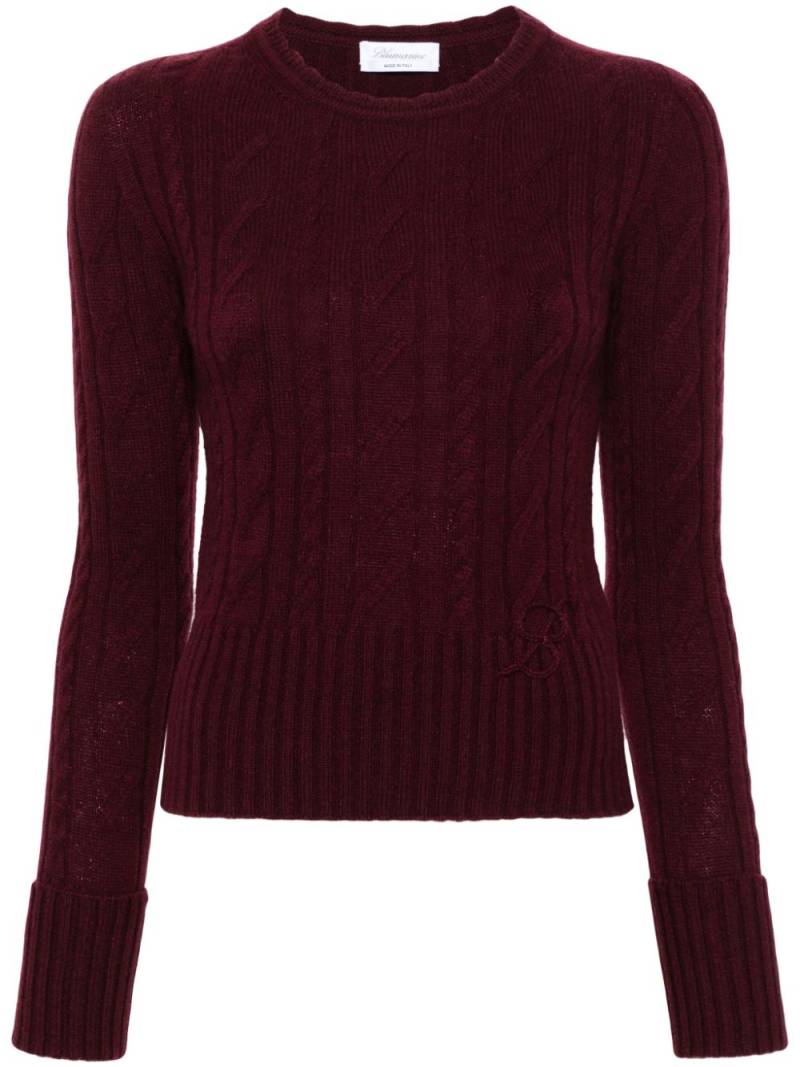 Blumarine logo-motif sweater - Red von Blumarine