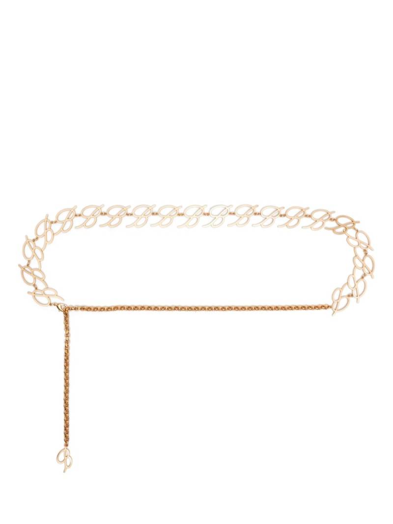 Blumarine logo-plaque chain belt - Gold von Blumarine