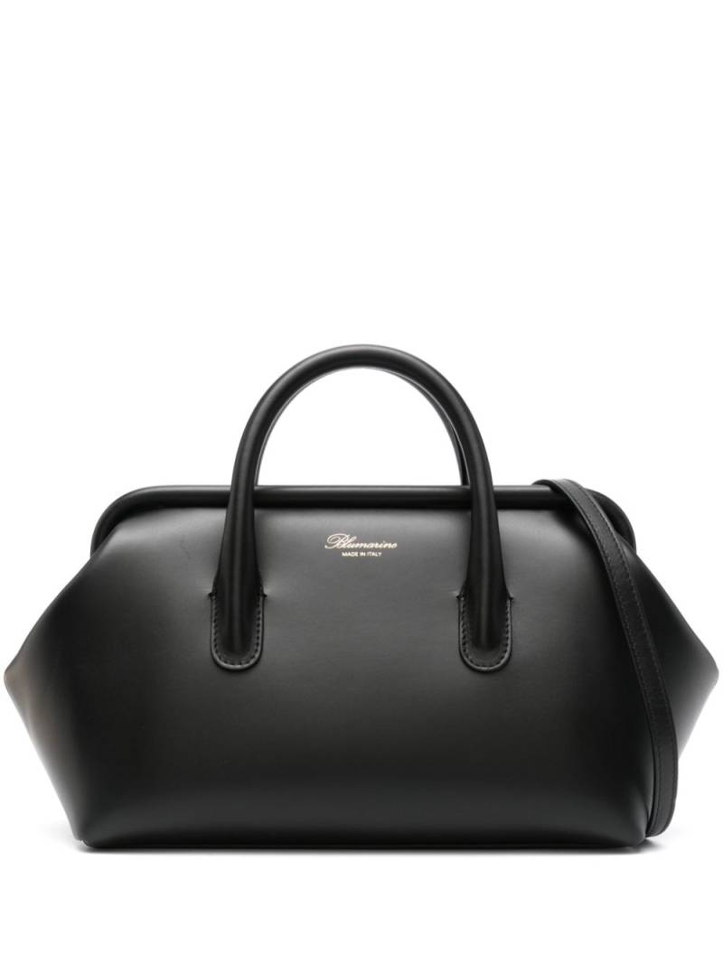 Blumarine logo-stamp tote bag - Black von Blumarine