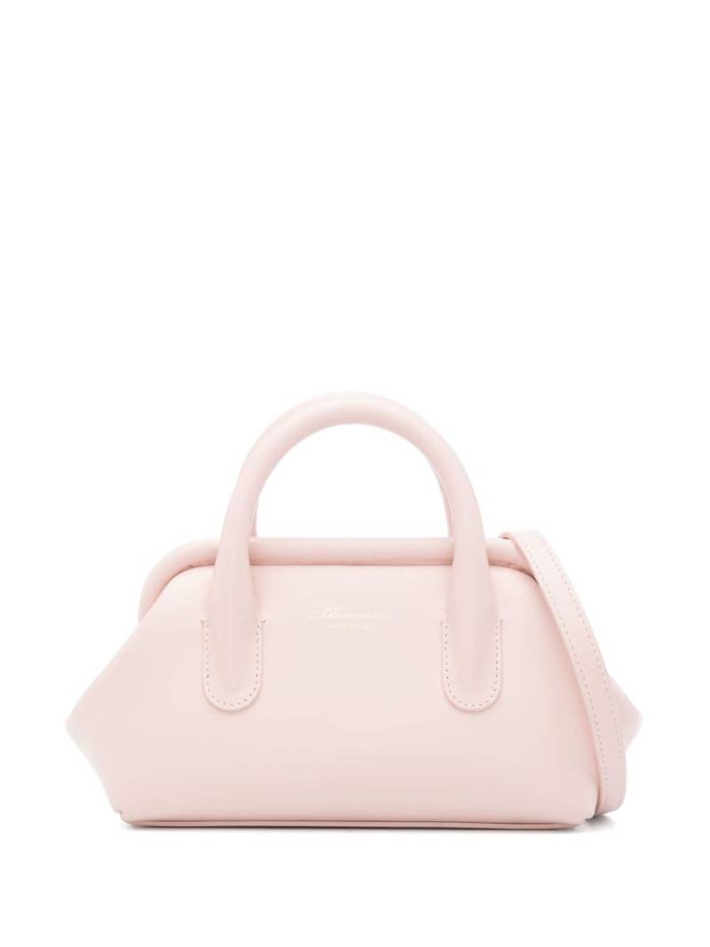 Blumarine logo-stamp tote bag - Pink von Blumarine