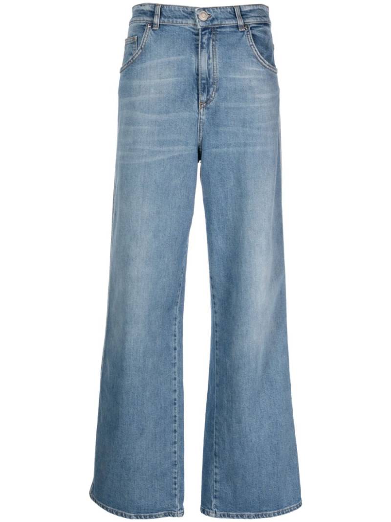 Blumarine mid-rise boyfriend-cut jeans - Blue von Blumarine