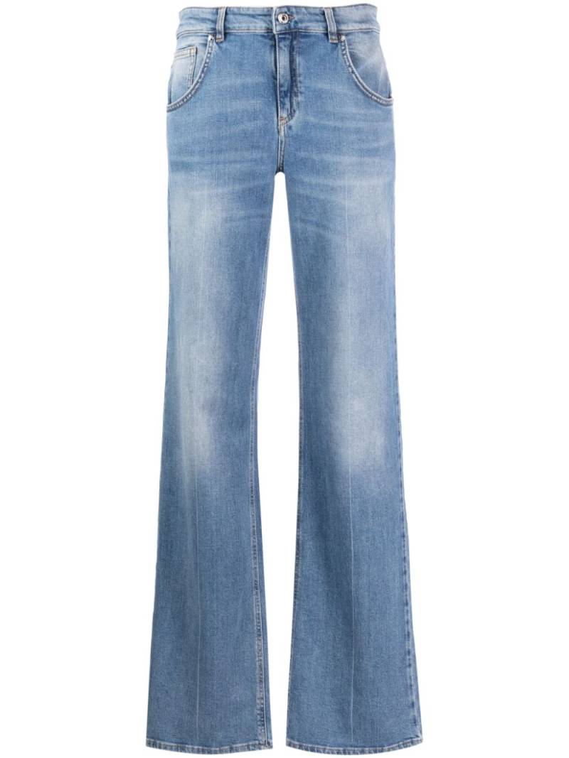 Blumarine mid-rise flared jeans - Blue von Blumarine