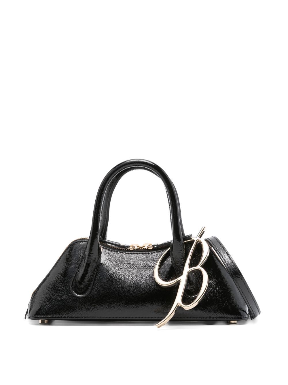 Blumarine mini Kiss Me tote bag - Black von Blumarine