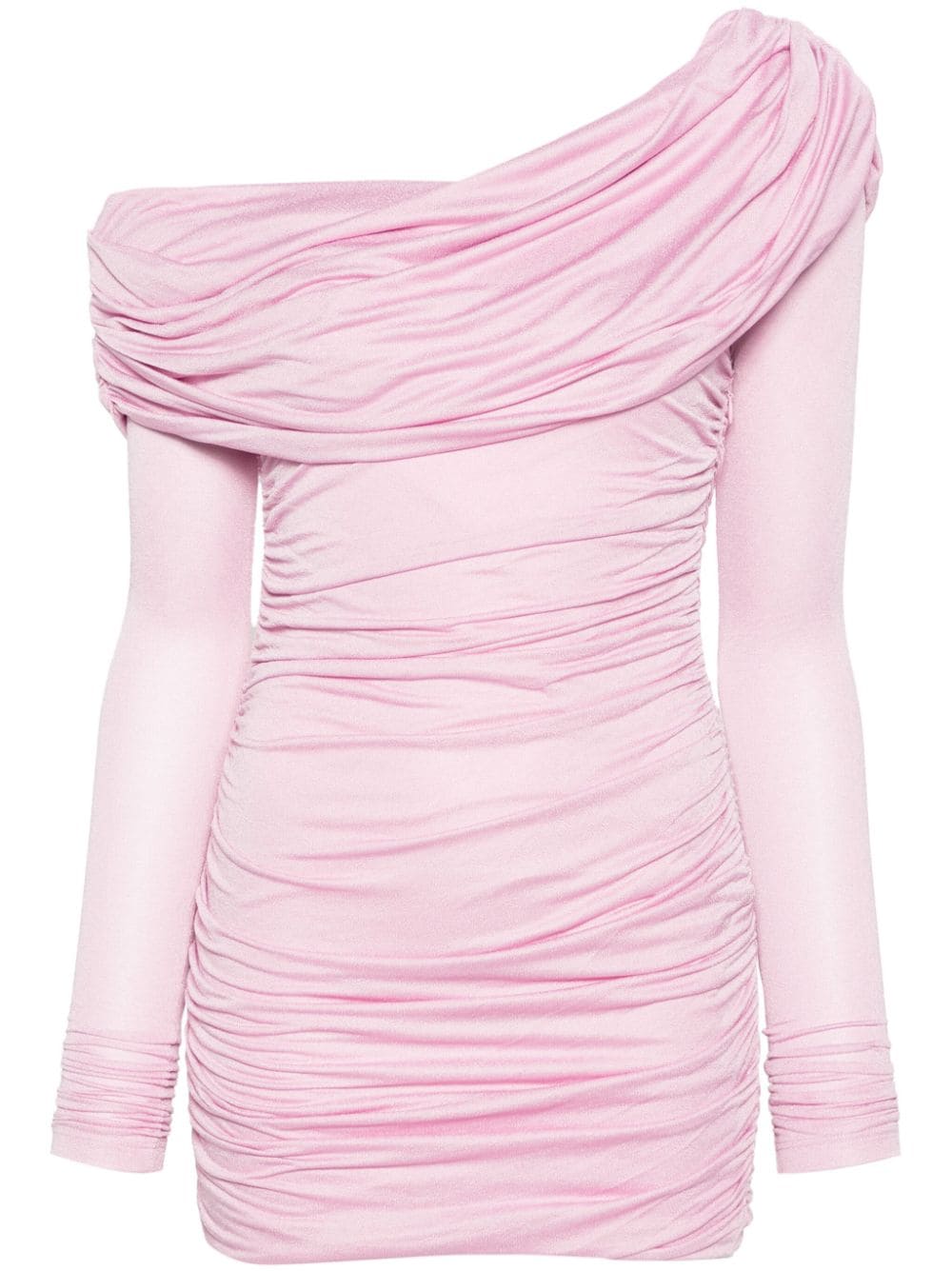 Blumarine off-shoulder ruched minidress - Pink von Blumarine