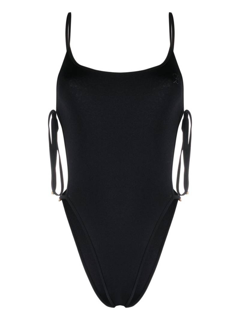 Blumarine open tie-side swimsuit - Black von Blumarine