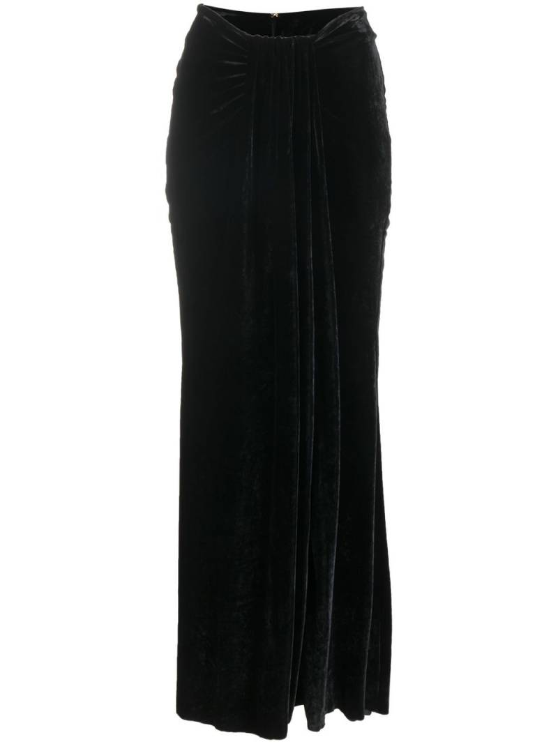 Blumarine slit-detail ankle-length skirt - Black von Blumarine