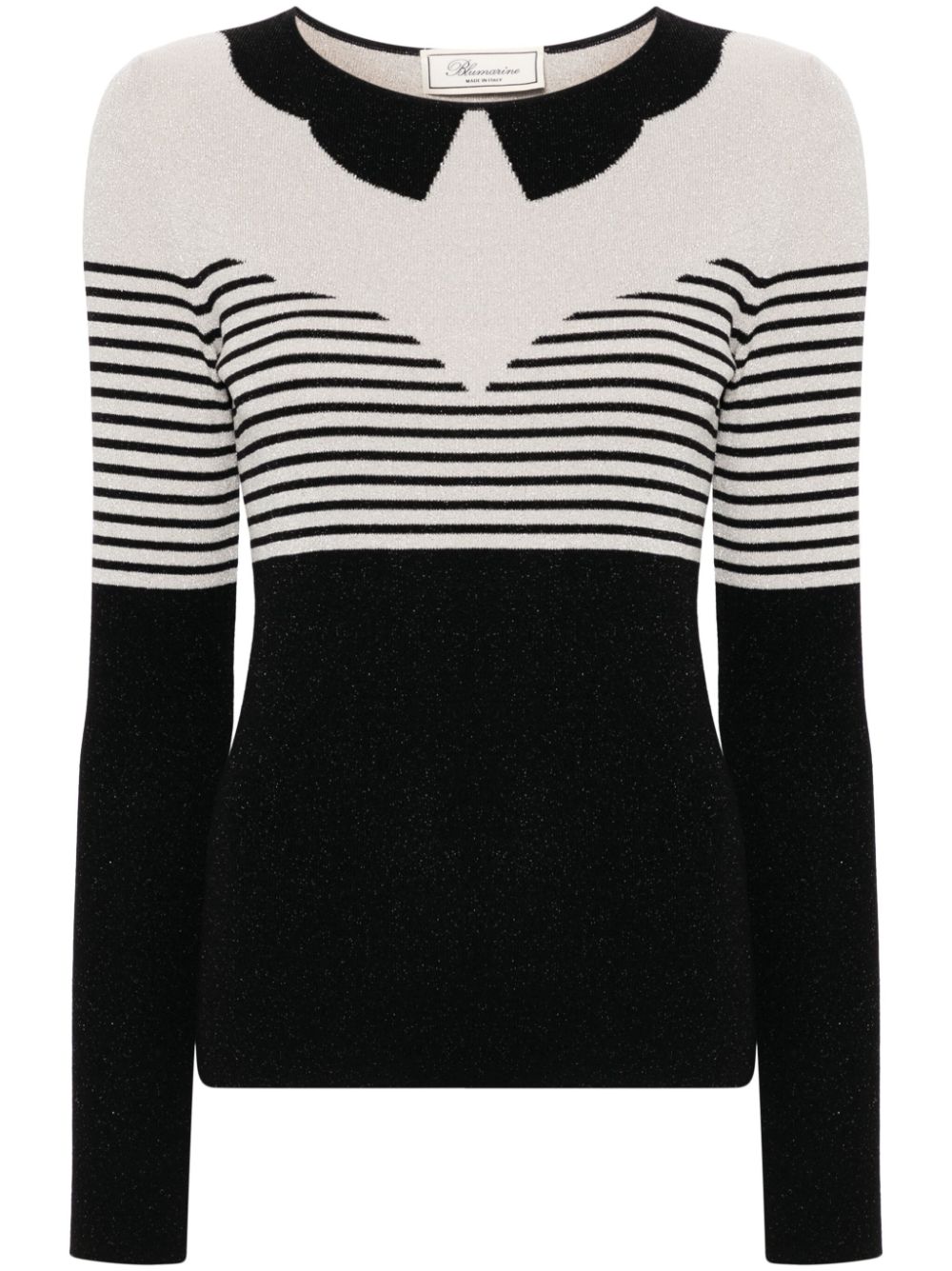 Blumarine striped sweater - Neutrals von Blumarine