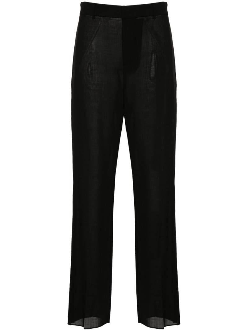 Blumarine virgin wool trousers - Black von Blumarine