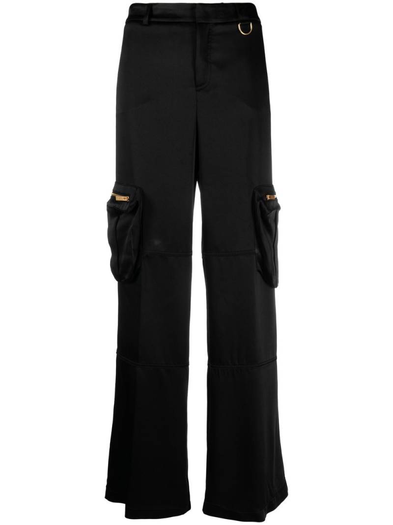 Blumarine wide-leg cargo pants - Black von Blumarine