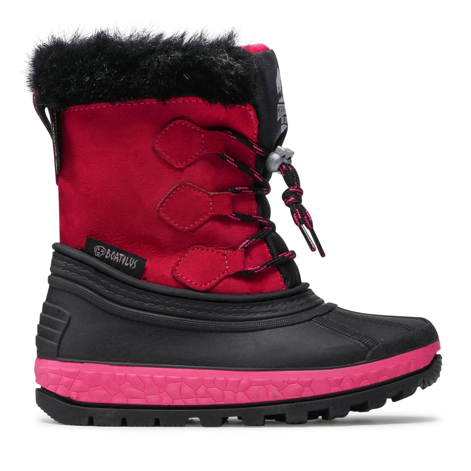 Schneeschuhe Boatilus Youth Joggy Sint Leather Boot NJ16 VAR.21ZU Rosa von Boatilus