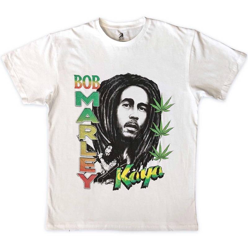 Bob Marley - Kaya TShirt, für Damen, Weiss, Größe XXL von Bob Marley