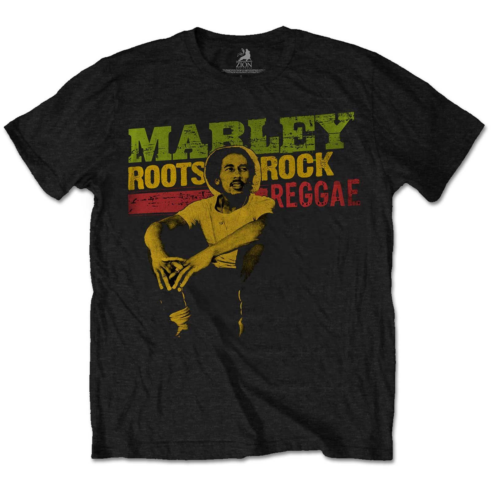 Bob Marley - Roots Rock Reggae TShirt, 146/152, Schwarz von Bob Marley