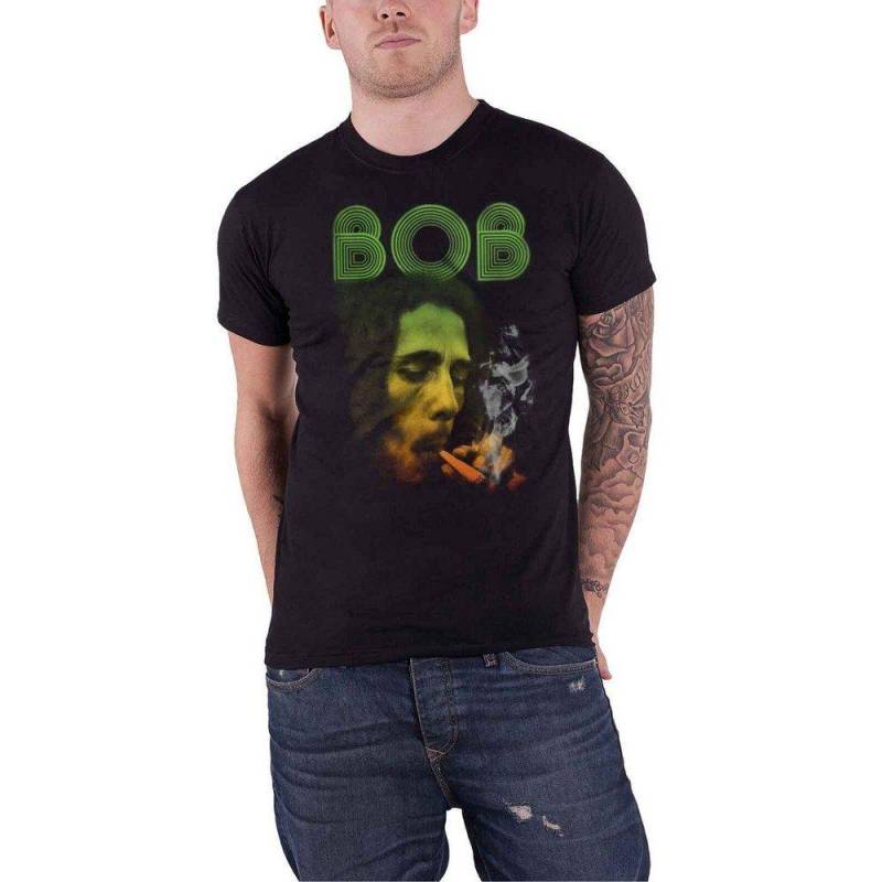 Smoking Da Erb Tshirt Damen Schwarz M von Bob Marley