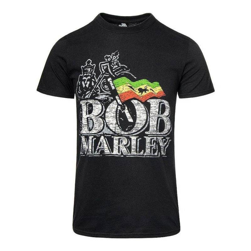 Tshirt Damen Schwarz M von Bob Marley