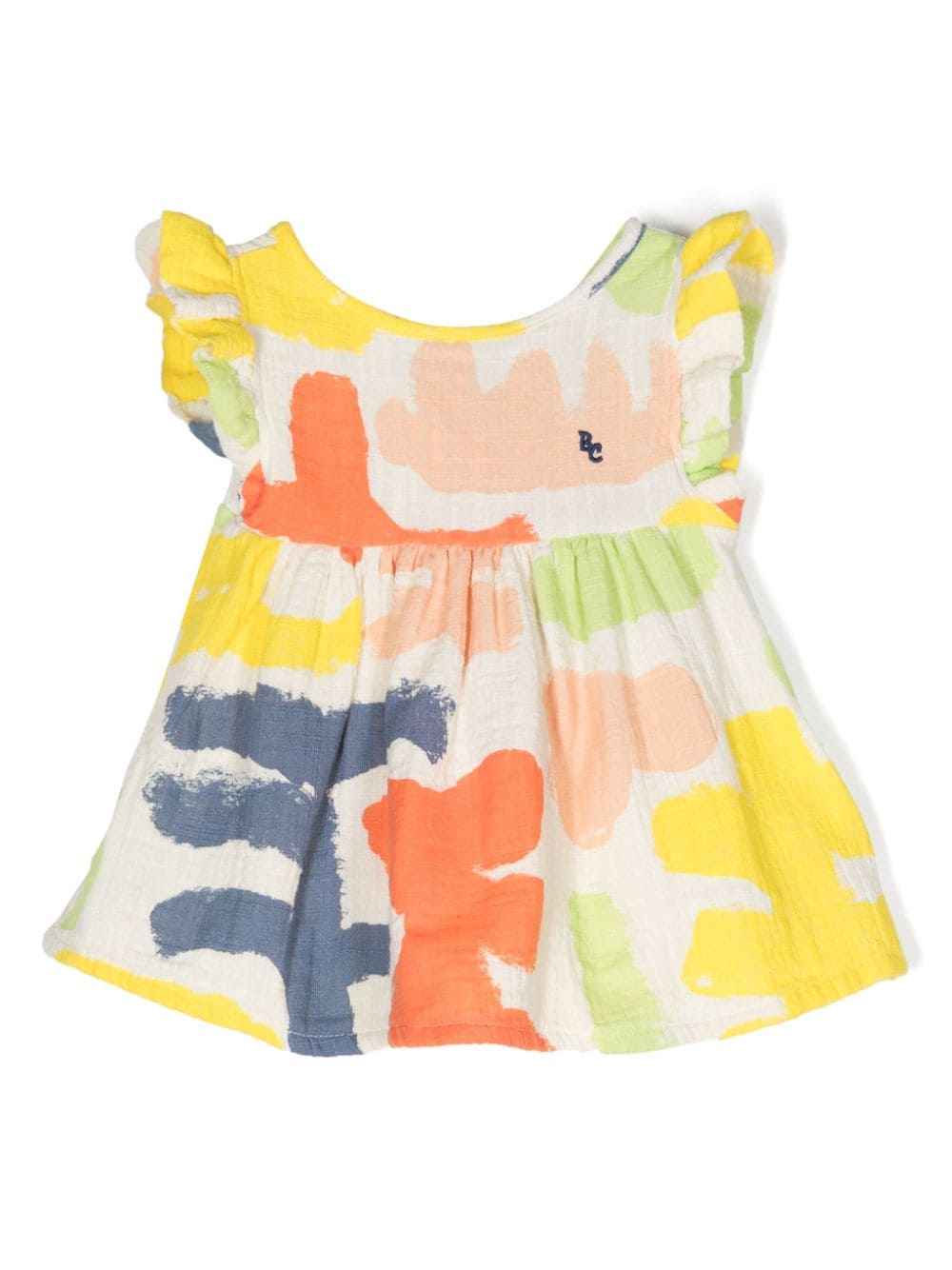 Bobo Choses Carnival-print woven dress - White von Bobo Choses