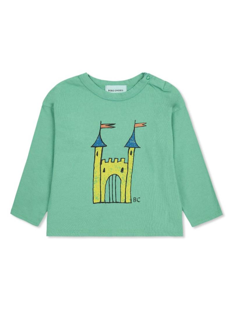 Bobo Choses Faraway Castle T-shirt - Green von Bobo Choses