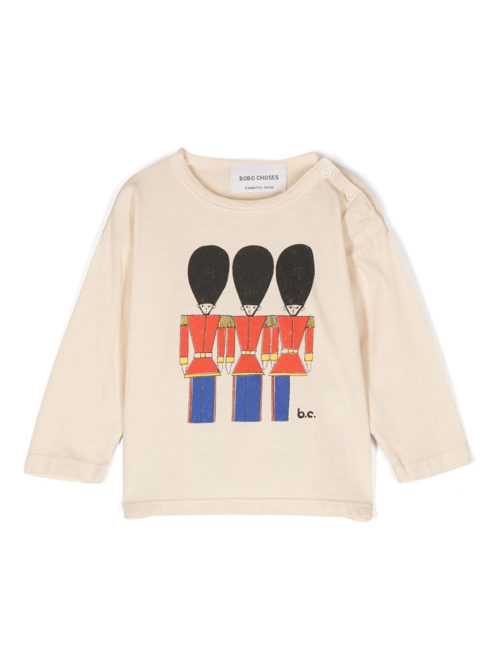 Bobo Choses Little Tin Soldiers T-shirt - Neutrals von Bobo Choses