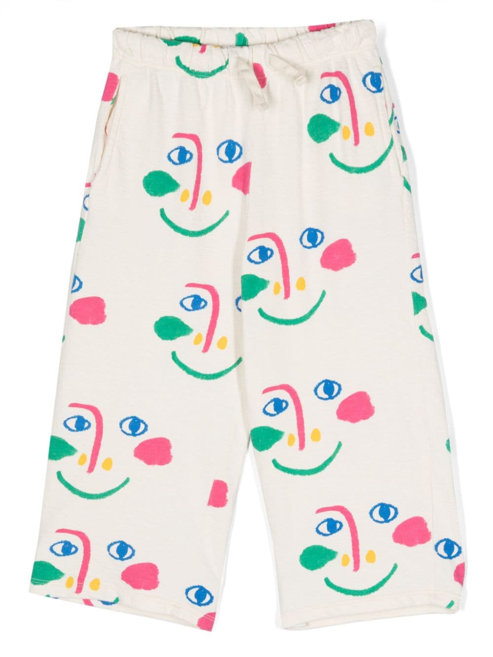 Bobo Choses Smiling Mask wide-leg trousers - Neutrals von Bobo Choses