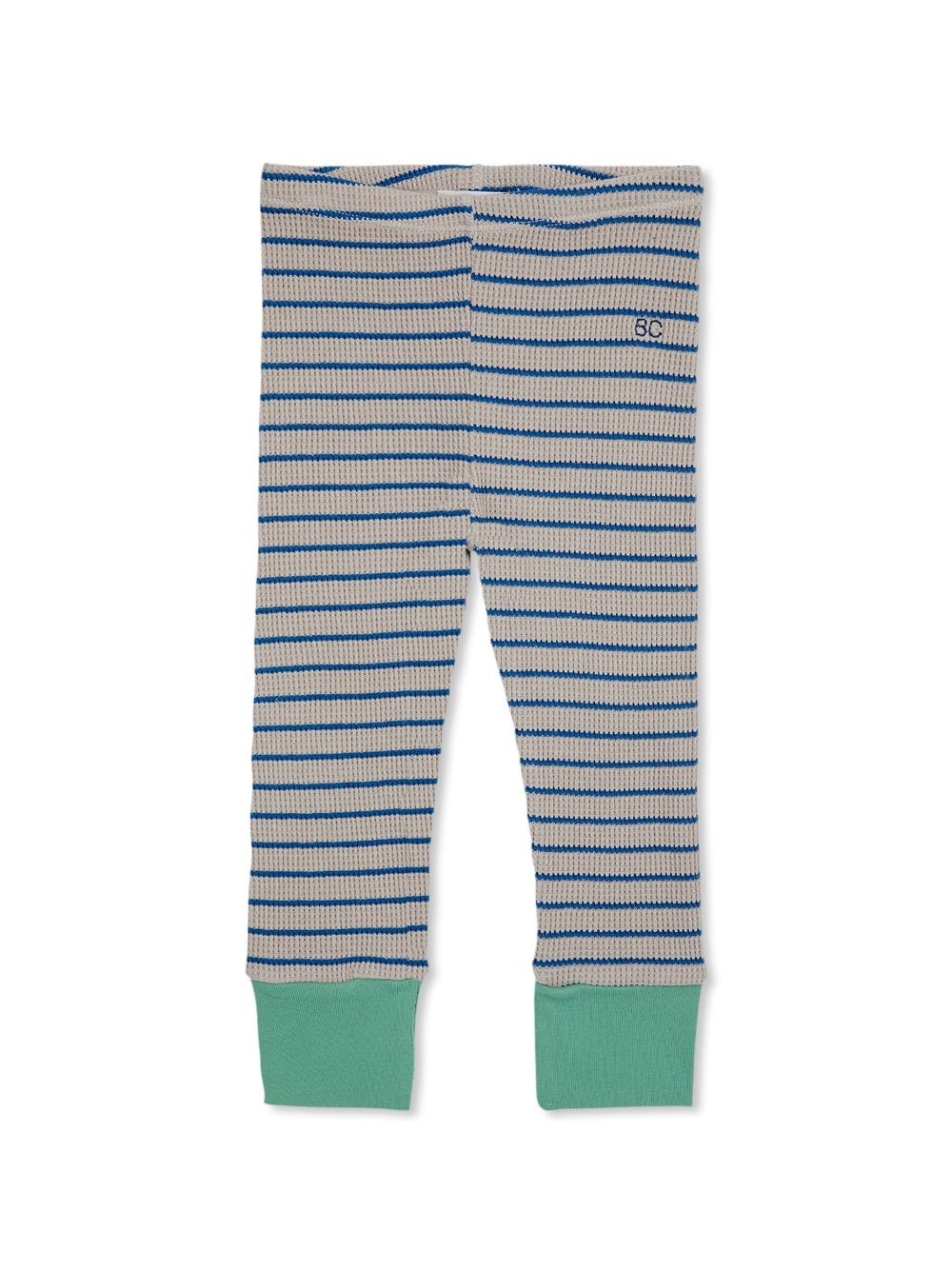 Bobo Choses Stripes waffle leggings - Neutrals von Bobo Choses