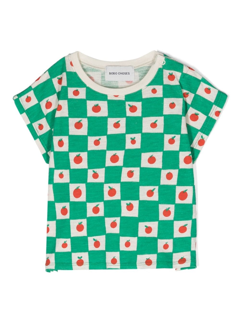 Bobo Choses Tomato-print cotton T-shirt - Green von Bobo Choses