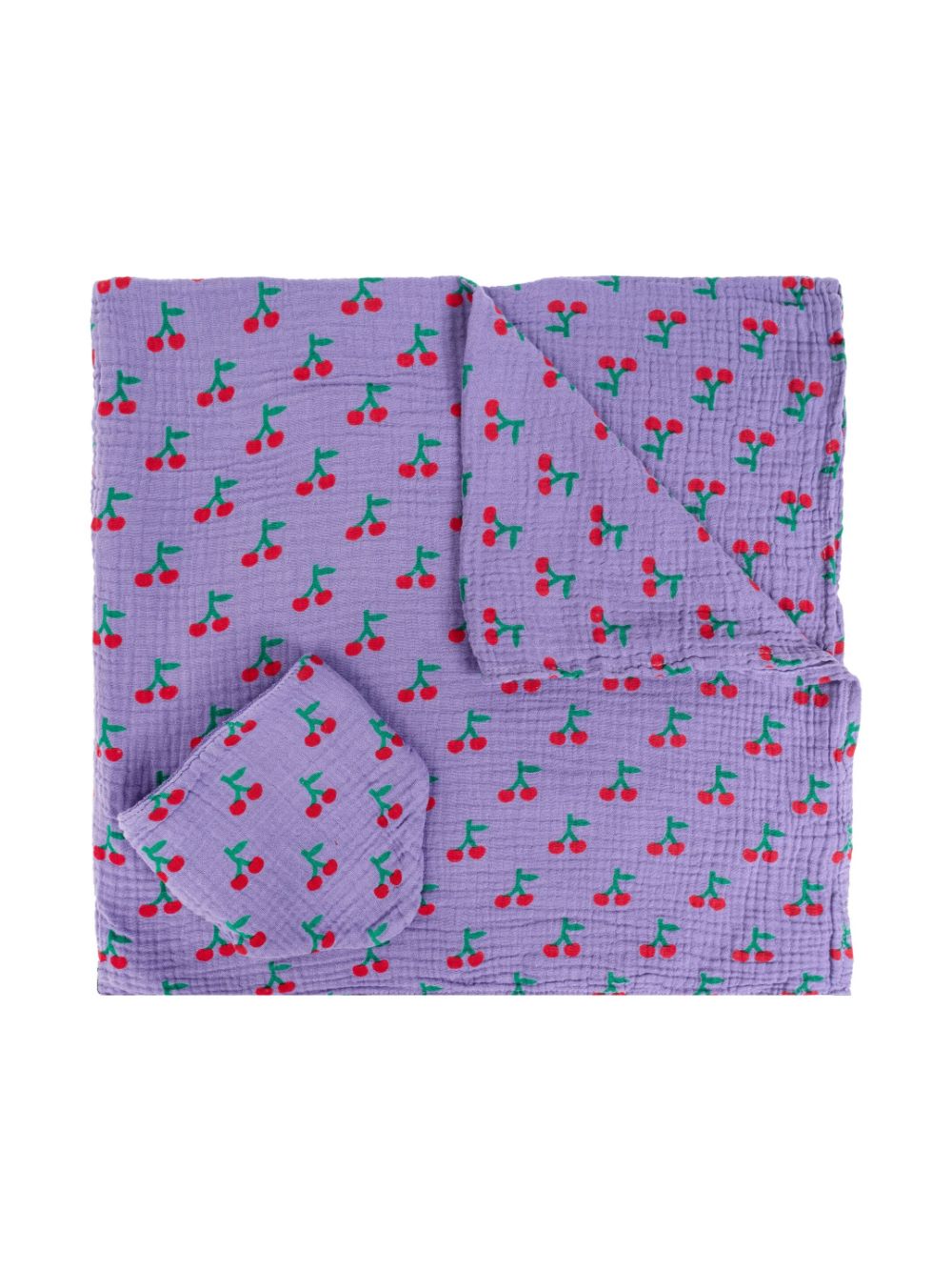 Bobo Choses cherry-print bib (set of three) - Purple von Bobo Choses