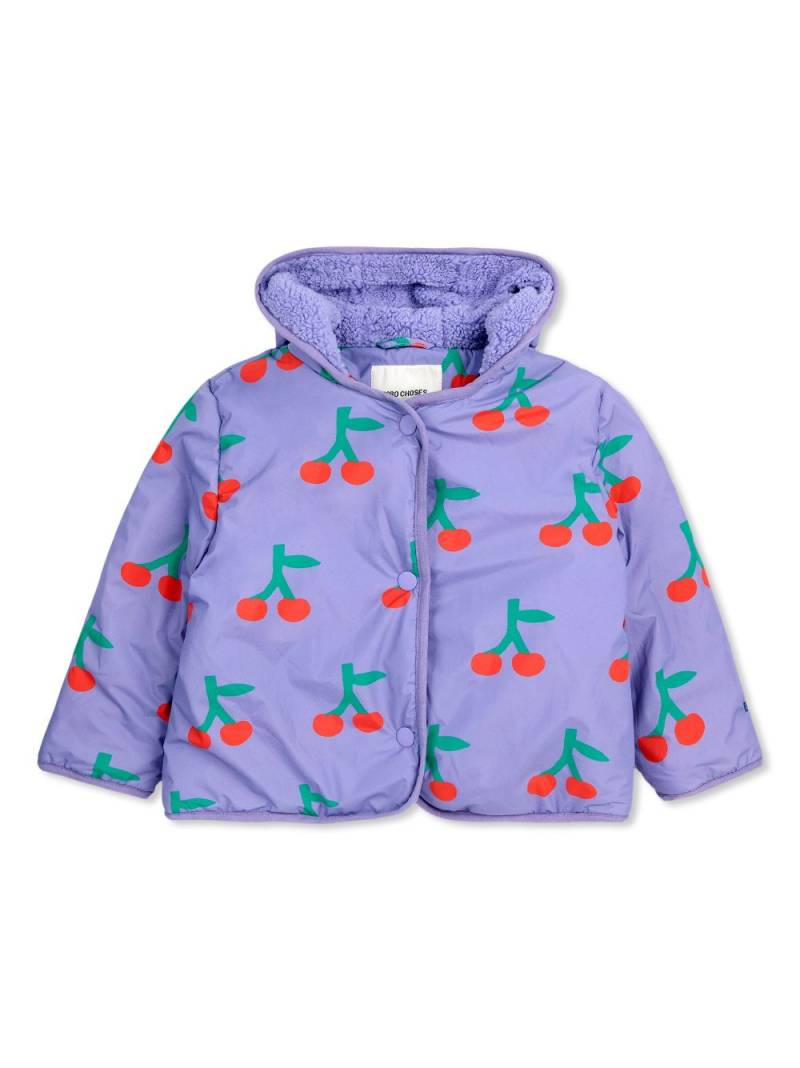 Bobo Choses cherry-print jacket - Purple von Bobo Choses