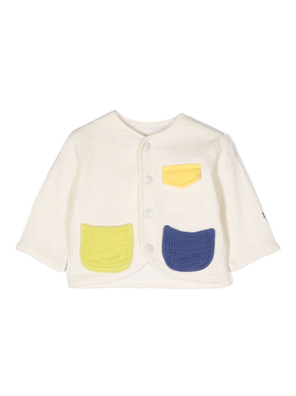 Bobo Choses colour-block cotton jacket - White von Bobo Choses