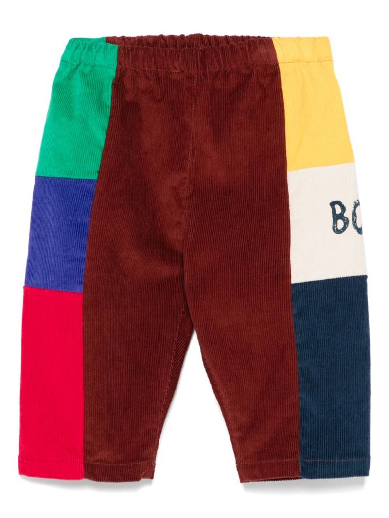 Bobo Choses colourblock corduroy trousers - Brown von Bobo Choses