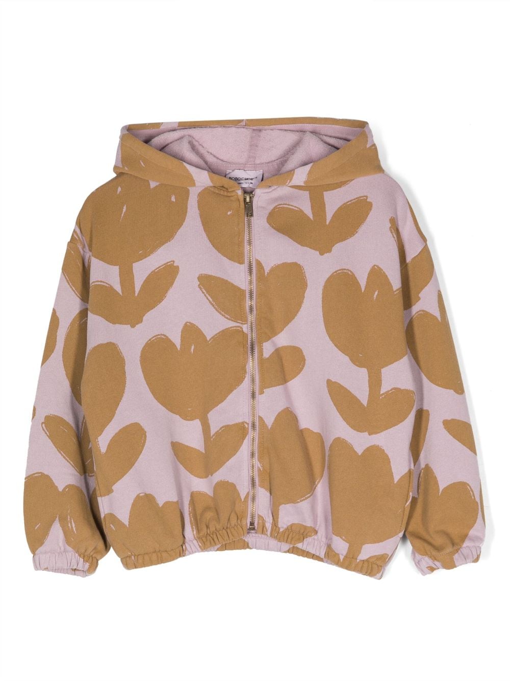 Bobo Choses floral-print zip-up hoodie - Purple von Bobo Choses