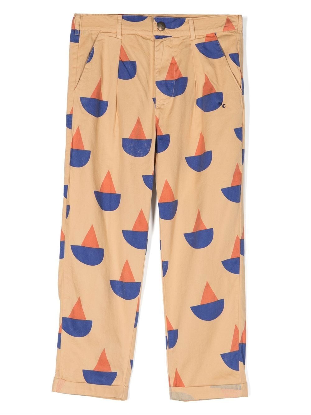 Bobo Choses geometric-print organic cotton trousers - Neutrals von Bobo Choses