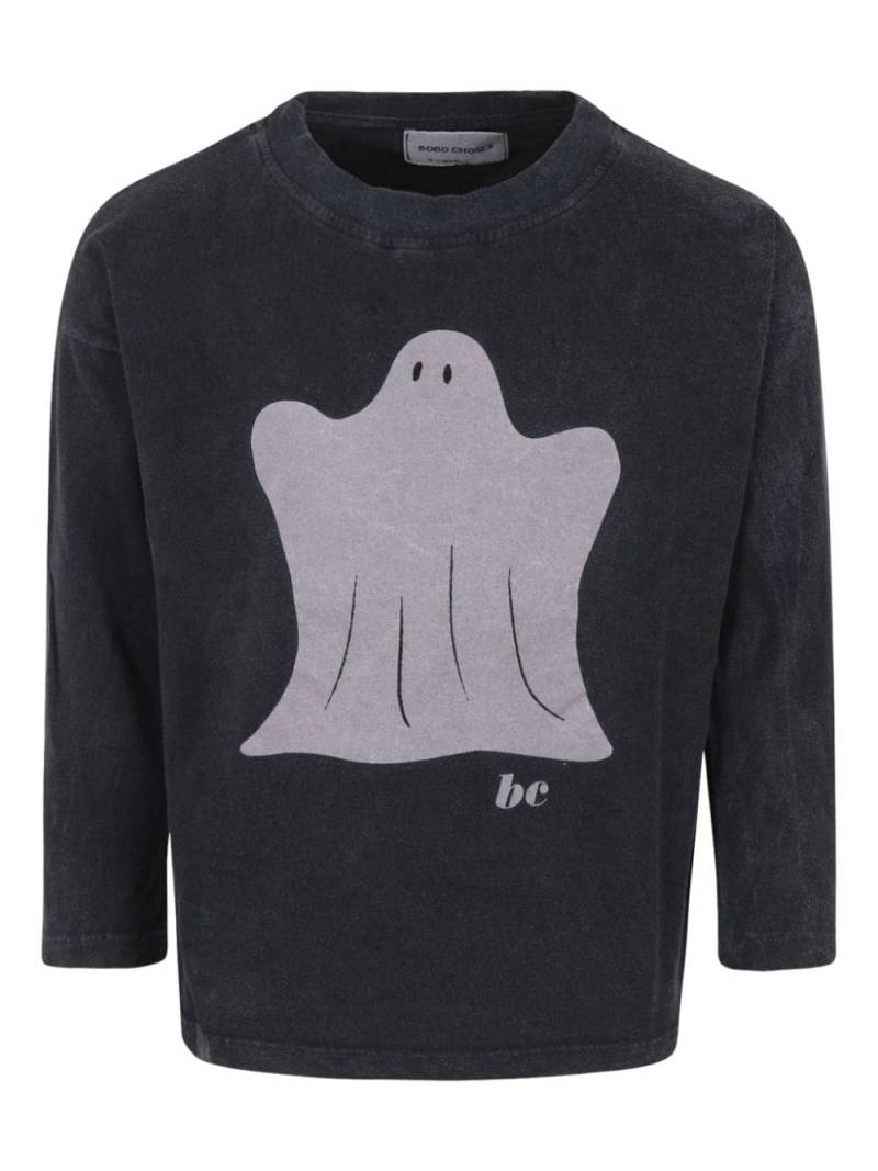 Bobo Choses ghost-print T-shirt - Grey von Bobo Choses