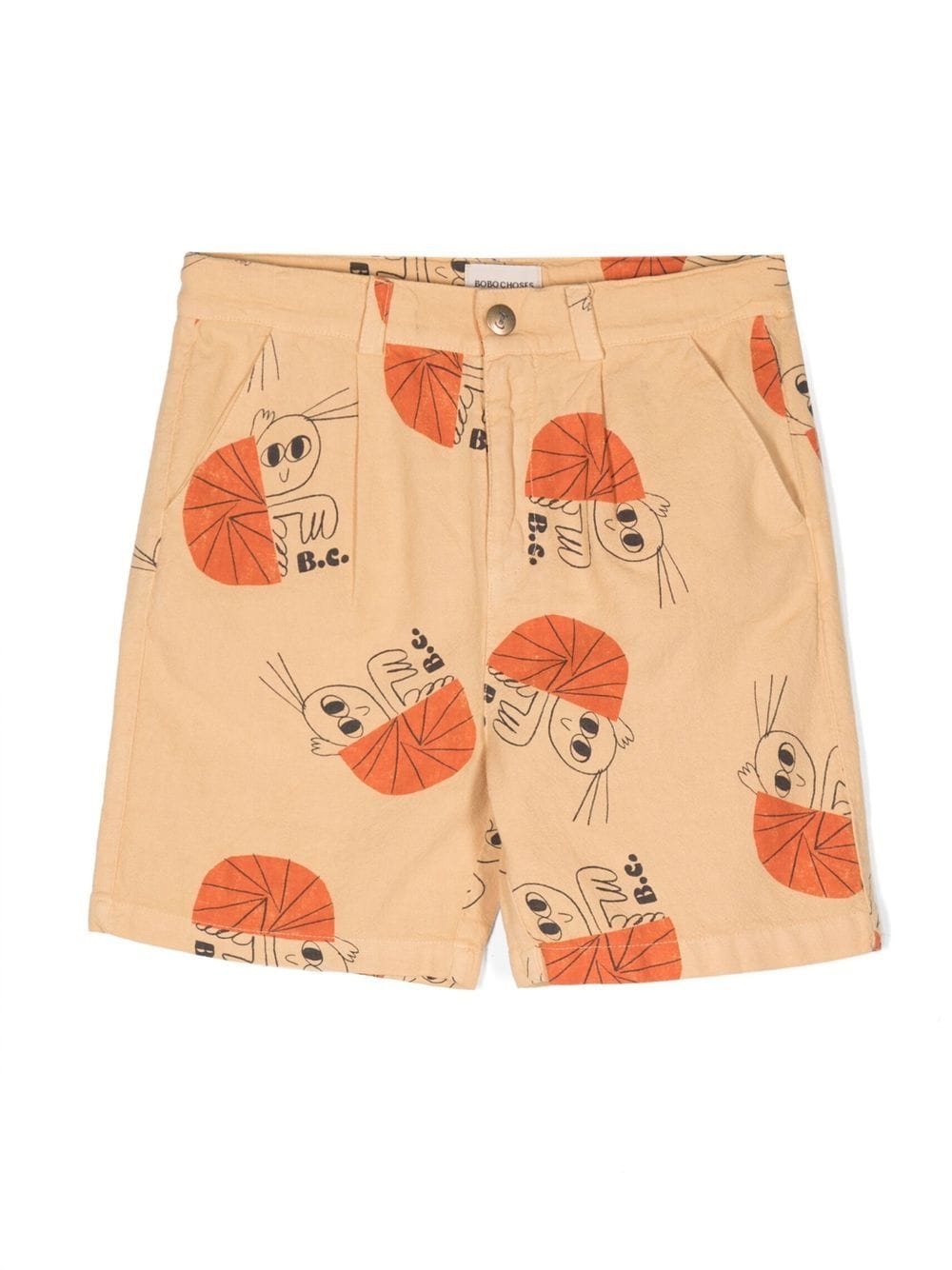 Bobo Choses graphic-print cotton shorts - Brown von Bobo Choses