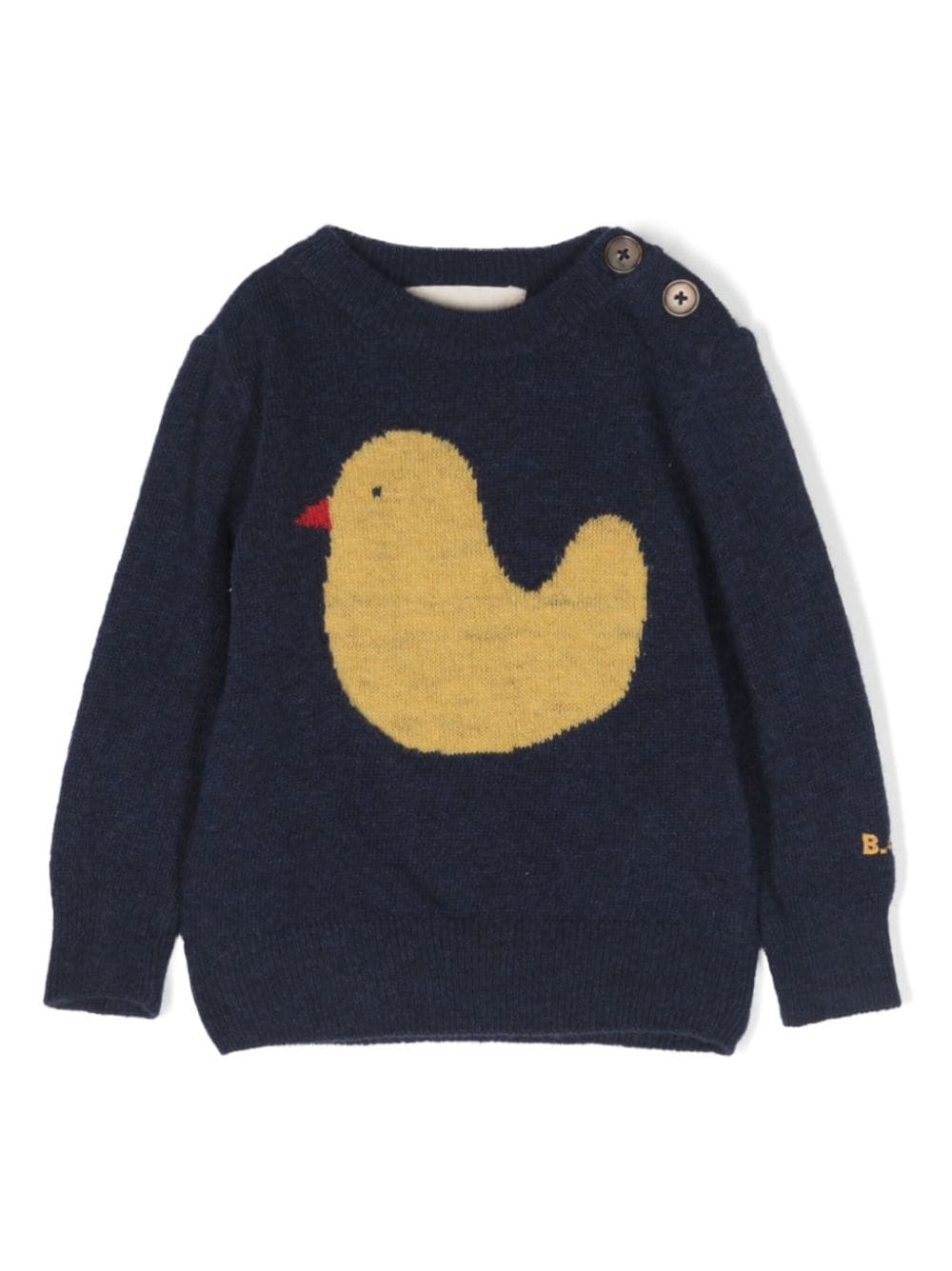 Bobo Choses graphic-print crew-neck jumper - Blue von Bobo Choses