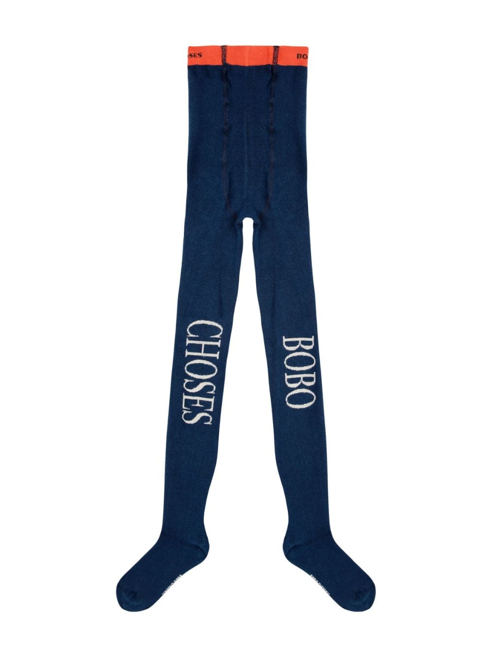 Bobo Choses logo-jacquard tights - Blue von Bobo Choses