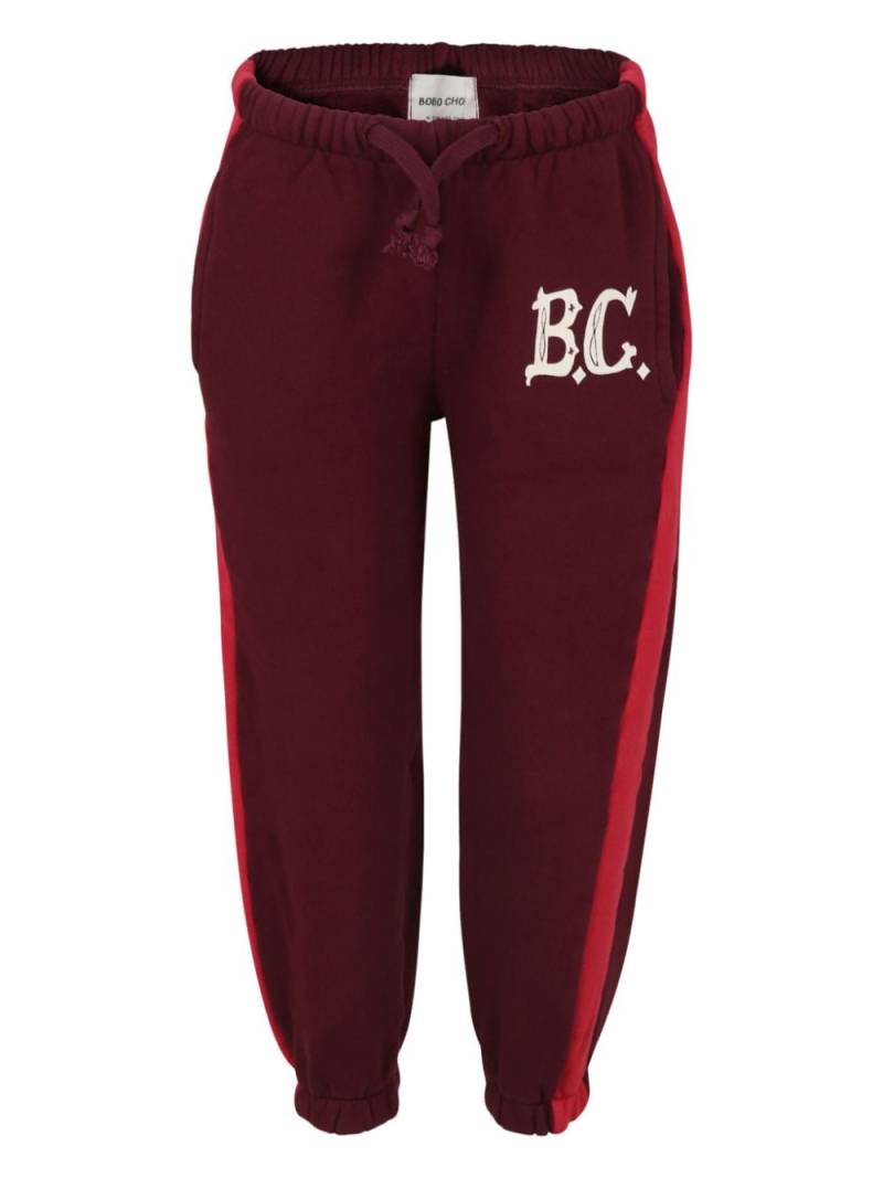 Bobo Choses logo-print joggers - Red von Bobo Choses