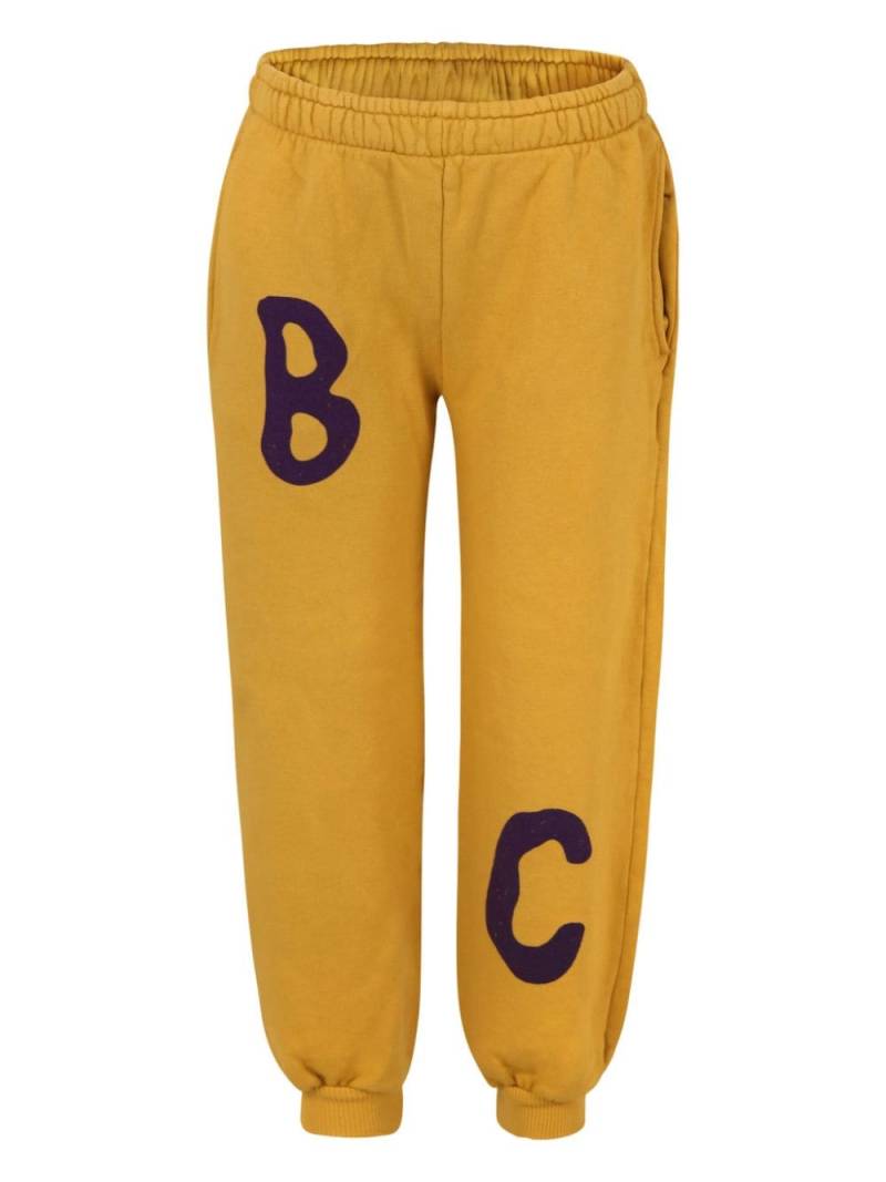 Bobo Choses logo-print joggers - Yellow von Bobo Choses