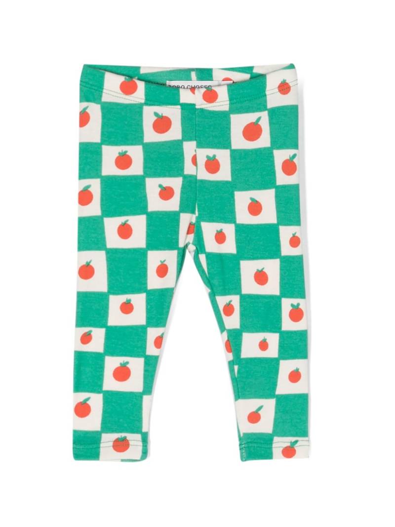 Bobo Choses mix-print stretch-jersey leggings - Green von Bobo Choses