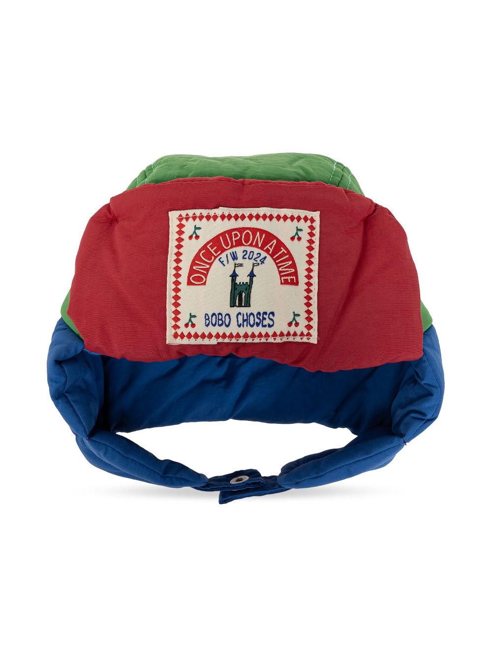 Bobo Choses panelled padded hat - Blue von Bobo Choses