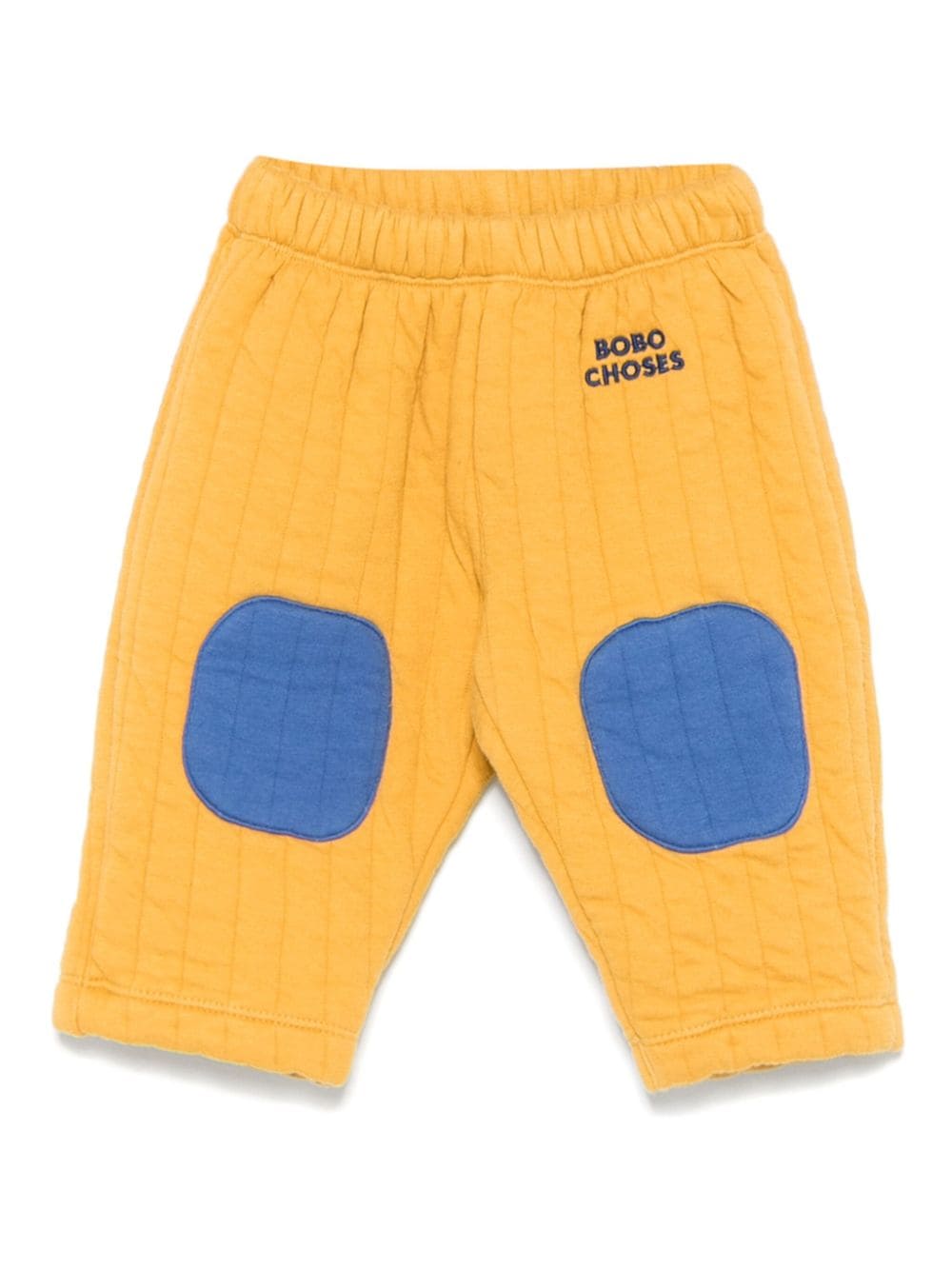 Bobo Choses quilted straight trousers - Yellow von Bobo Choses