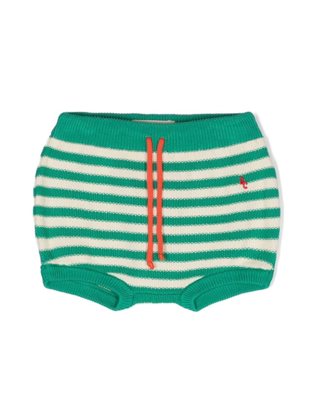 Bobo Choses striped organic cotton bloomers - Green von Bobo Choses