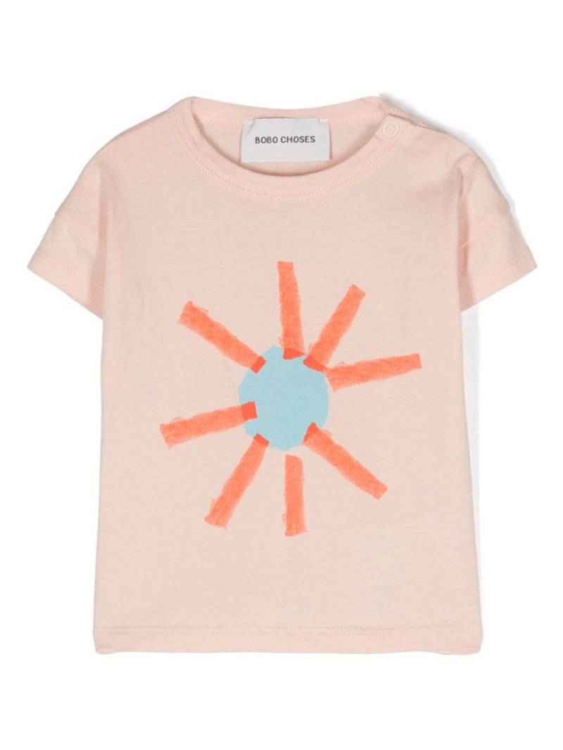 Bobo Choses sun-print T-shirt - Pink von Bobo Choses