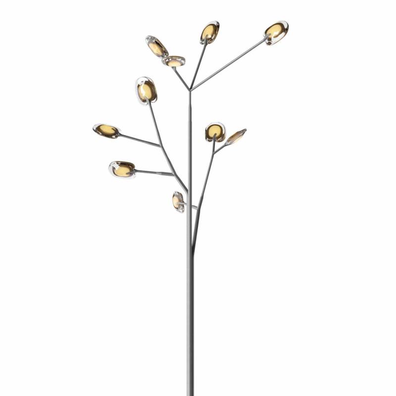 16 Tree Trunk LED Stehleuchte, Modell birch trunk / 40 leuchten, Farbe grey 1 von Bocci