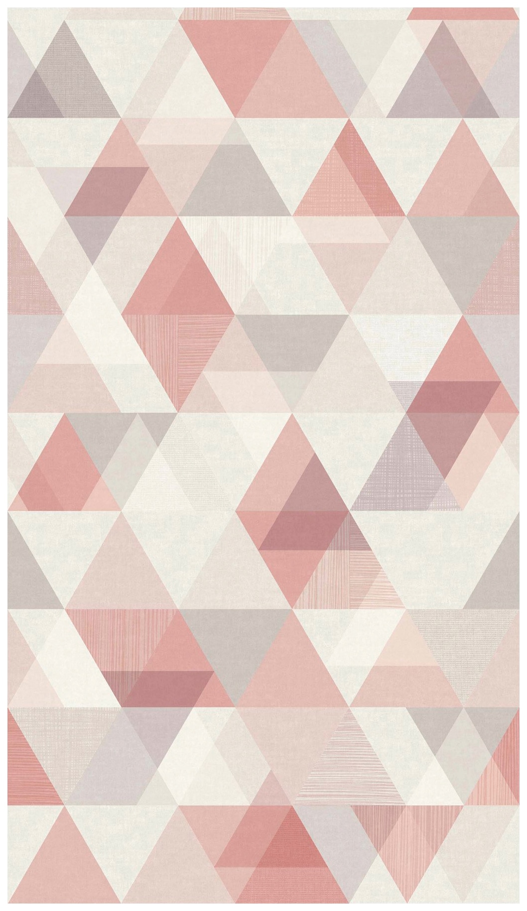 Bodenmeister Fototapete »Dreiecke rosa beige« Bodenmeister Fototapete »Dreiecke rosa beige« von Bodenmeister
