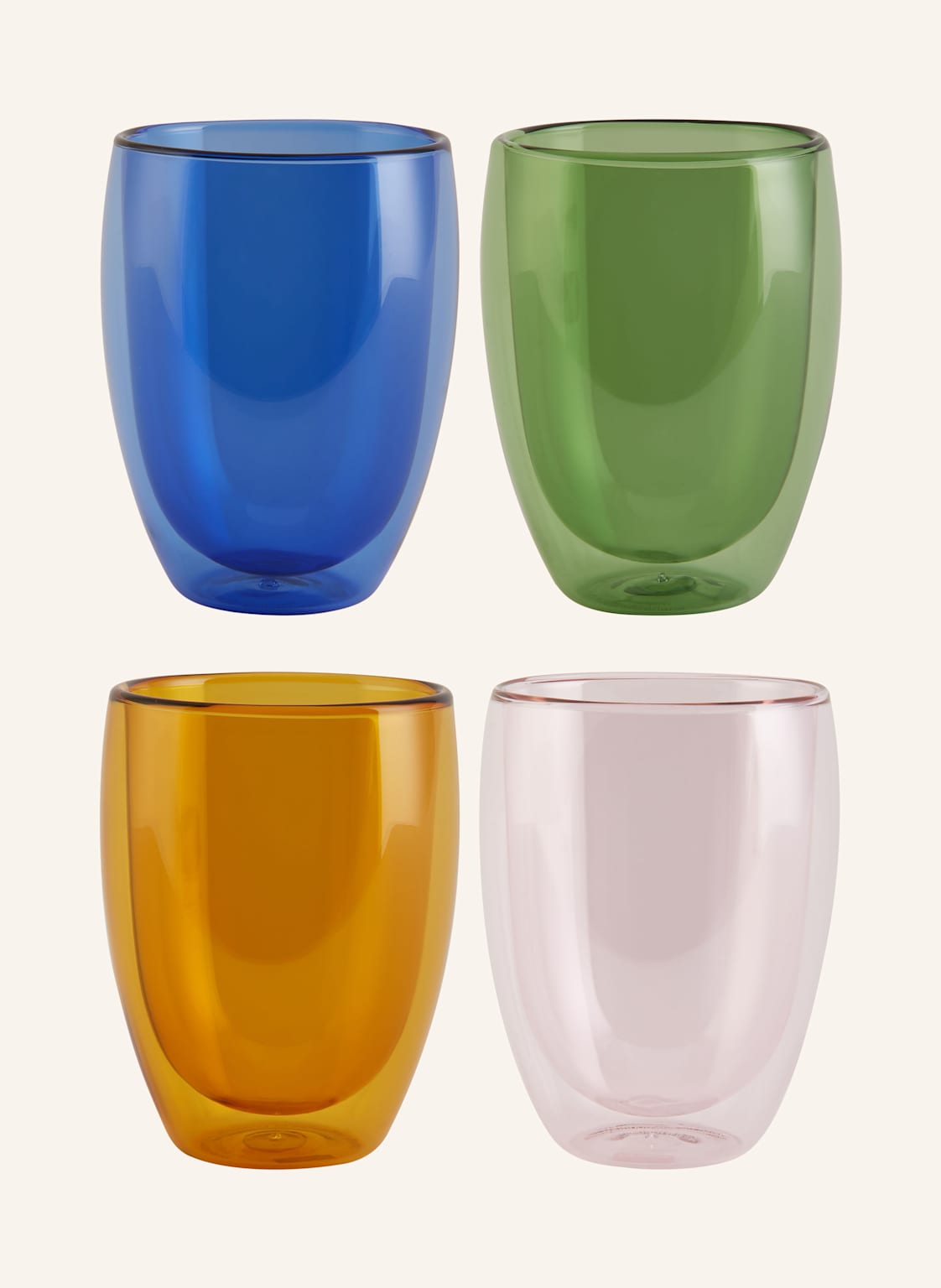 Bodum 4er-Set Trinkgläser Pavina gruen Bodum 4er-Set Trinkgläser Pavina gruen von Bodum