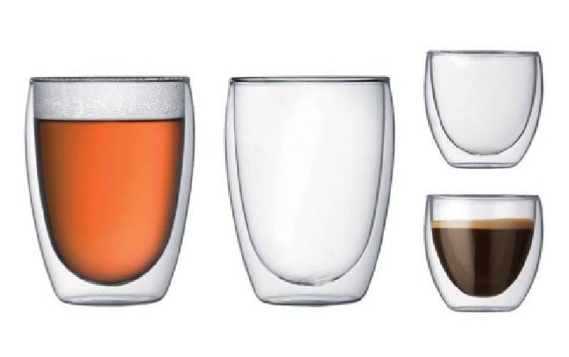 Bodum Espressoglas »Bodum Kaffeeglas Pavina 0.86 l, 4 S«, (4 tlg.), 4 teilig von Bodum