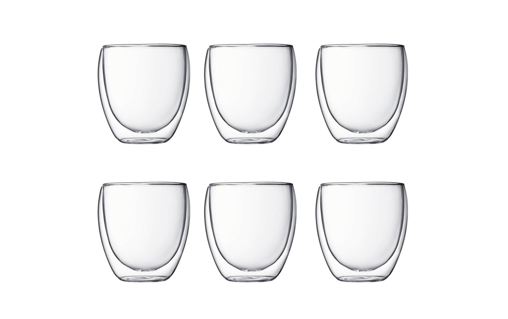 Bodum Espressoglas »Bodum Kaffeeglas Pavina 44318 dl, 6 S«, (6 tlg.), 6 teilig von Bodum