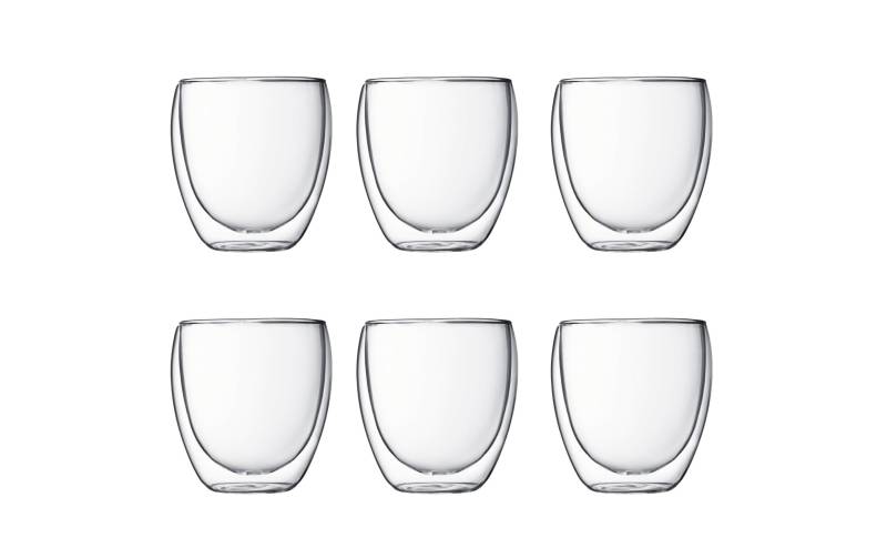 Bodum Espressoglas »Bodum Kaffeeglas Pavina 44318 dl, 6 S«, (6 tlg.), 6 teilig von Bodum