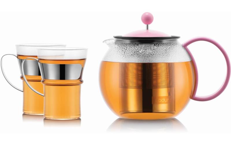 Bodum Teebereiter »Set 1.0 Liter pink«, - W von Bodum