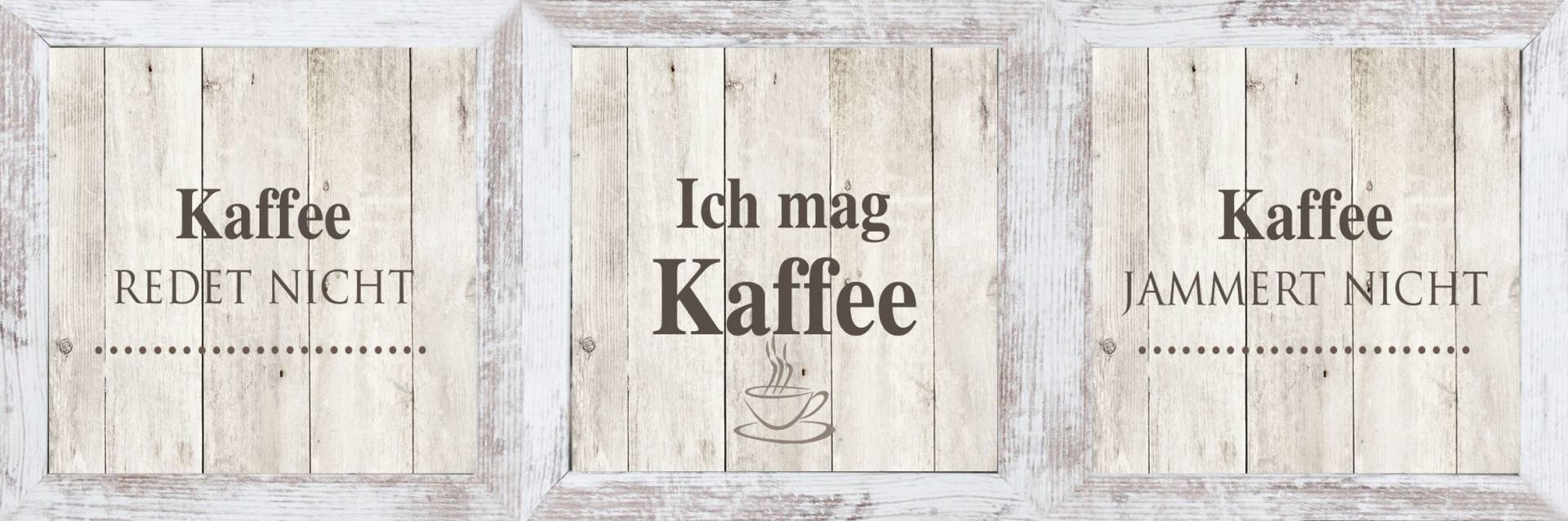 Bönninghoff Bild mit Rahmen »Kaffee, 3er Set«, (1 St.) von Bönninghoff